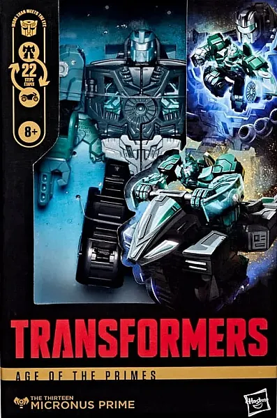 TRANSFORMERS AGE OF THE PRIMES DELUXE CLASS ACTION FIGURE THE THIRTEEN: MICRONUS PRIME 14 CM